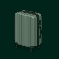 Ilustración de una maleta de cabina